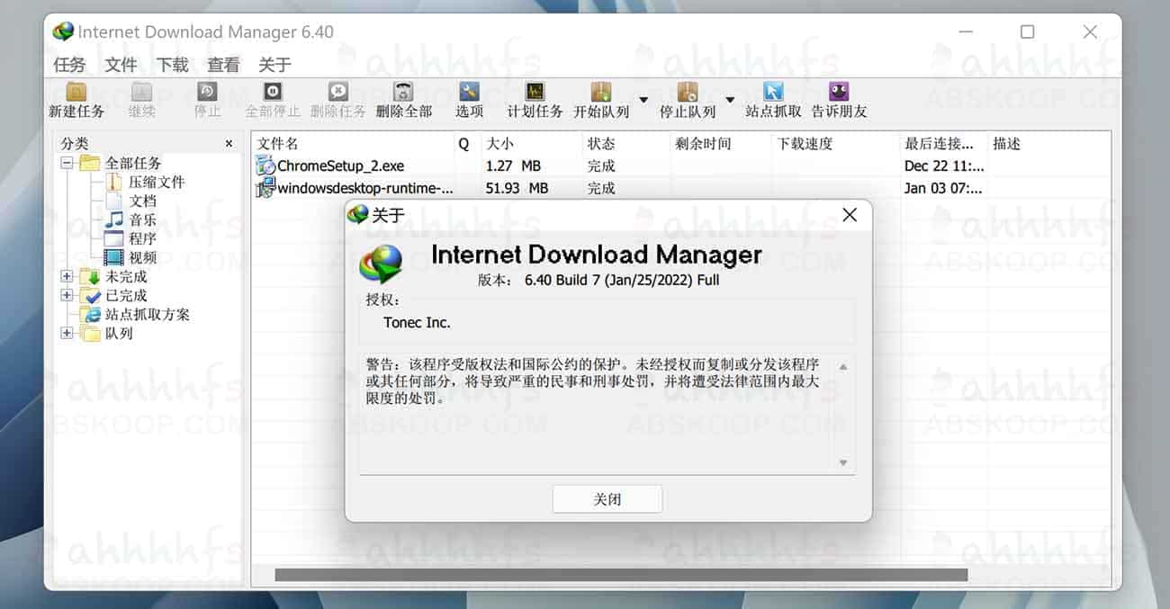 Internet Download Manager IDM 破解版 中文便携版 v6.41.3插图1 Internet Download Manager